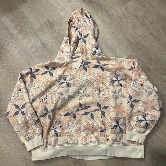 American Eagle Quilt Hoodie XL - Picture 2 of 4